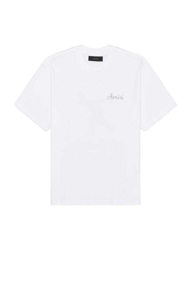 Amiri Lanesplitters Tee White. (also in L, M, S). Product Image