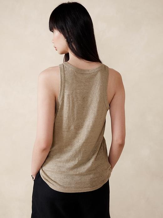 Linen Racer Tank Product Image