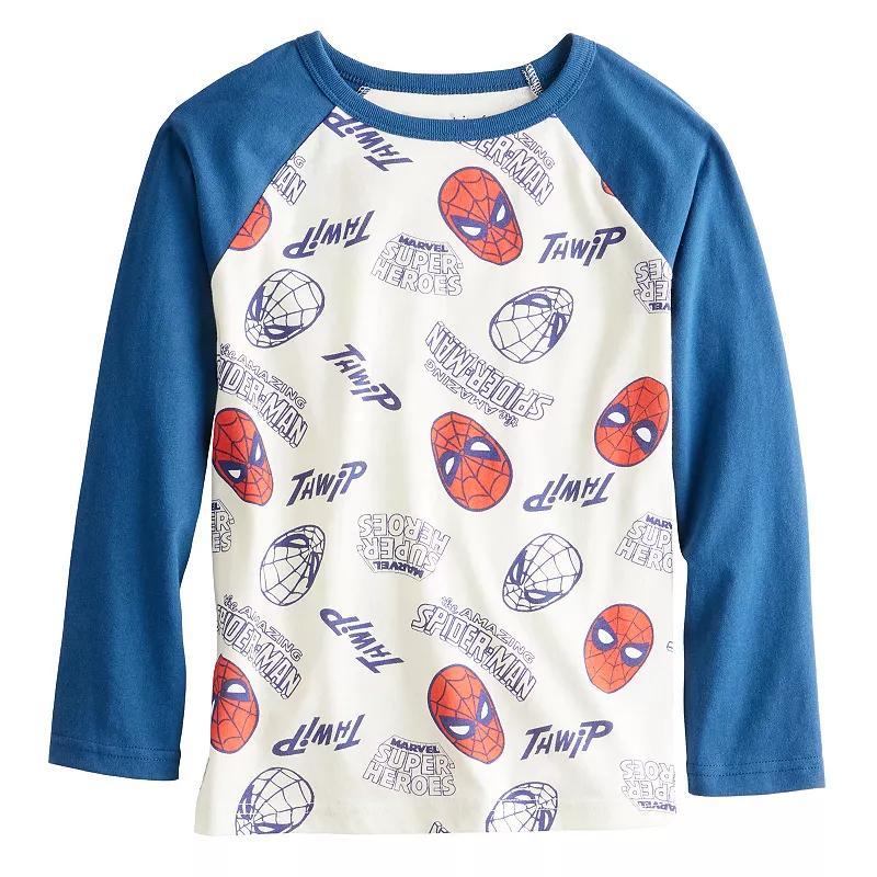 Boys 4-12 Jumping Beans Marvel Spider-Man Print Raglan T-Shirt, Boys Product Image