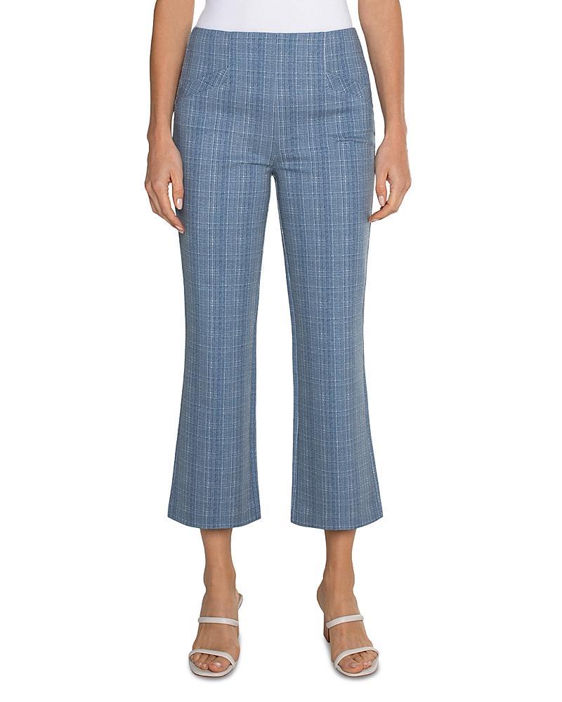 Liverpool Los Angeles Stella Kick Flare Mid-Rise Herringbone Stripe Knit 25 (Blissful Herringbone) Women's Dress Pants Product Image