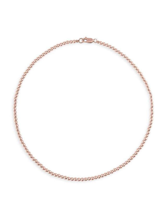 Womens 14K-Rose-Gold-Filled Beaded Necklace Product Image