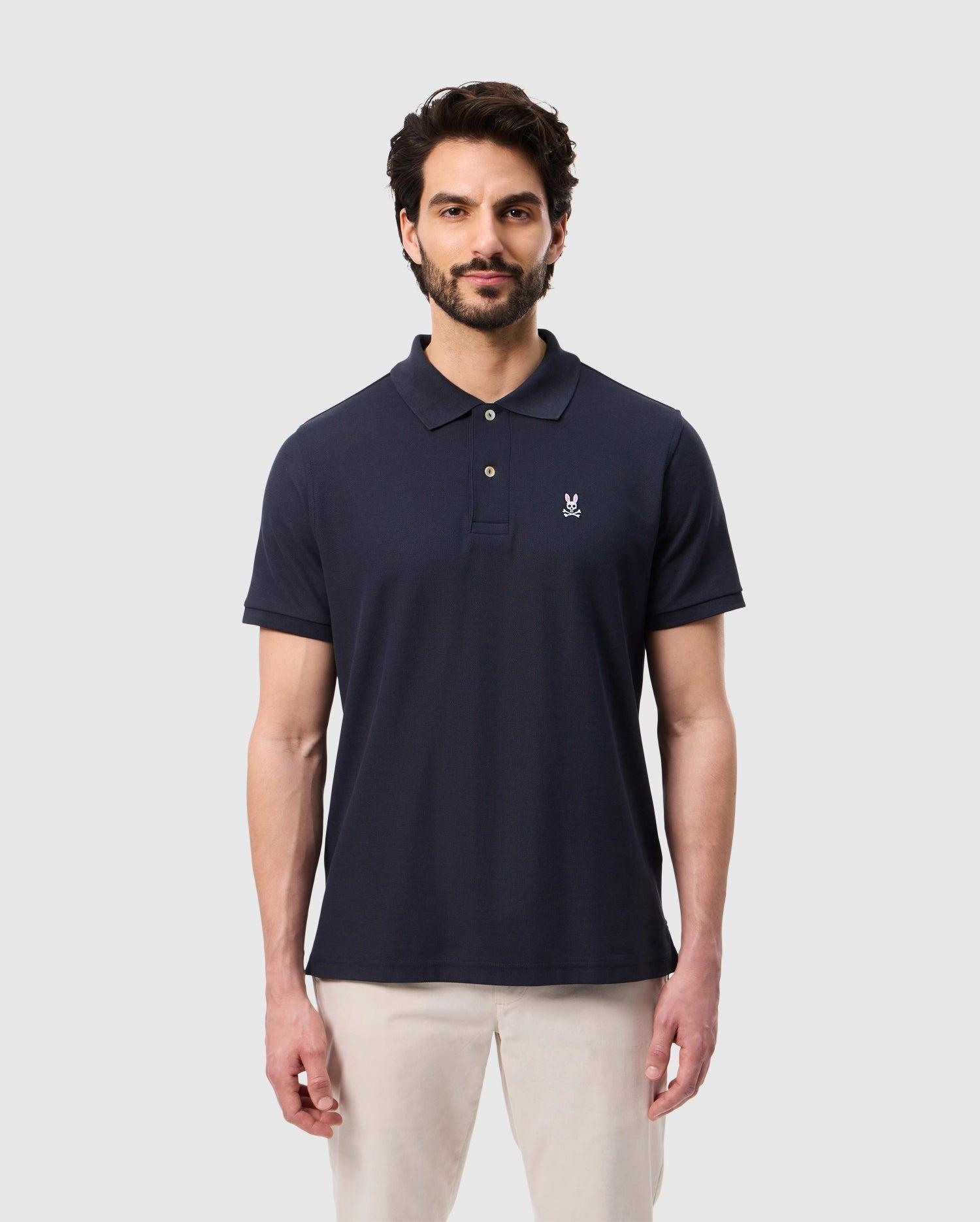 MENS CLASSIC PIQUE POLO SHIRT - B6K001ARPC Male Product Image