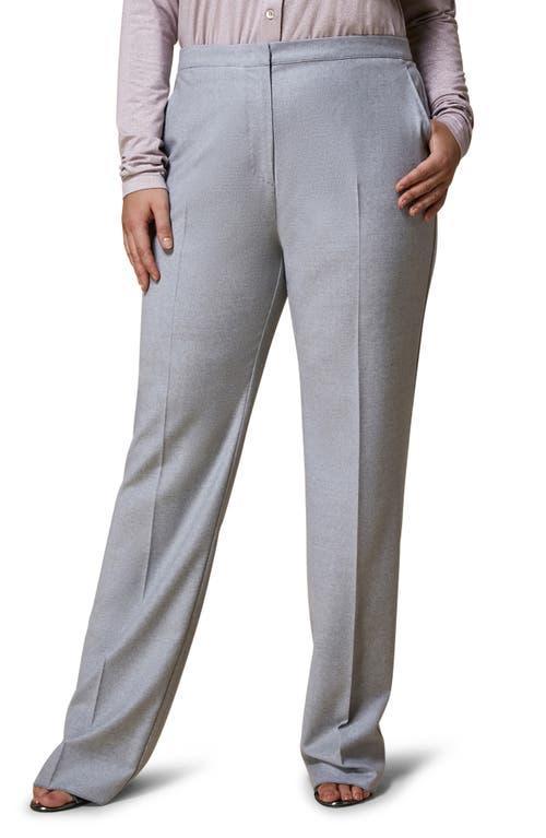 Marina Rinaldi Flannel Stretch Virgin Wool Pants product image