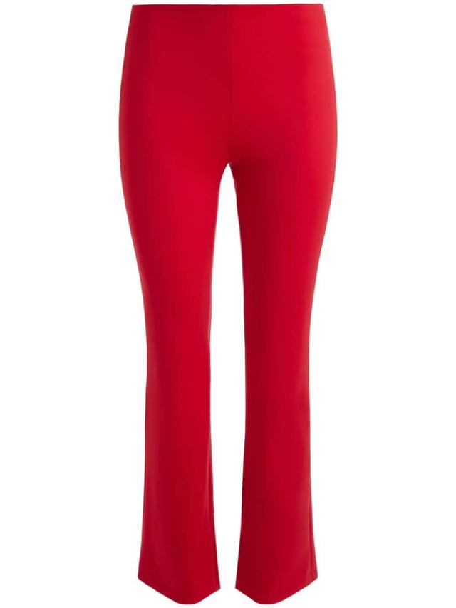 ALICE AND OLIVIA Rmp Cropped Bootcut Trousers In Red Product Image