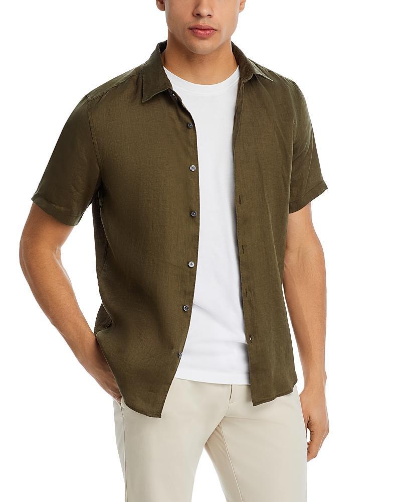 Mens Irving Linen Short-Sleeve Shirt Product Image