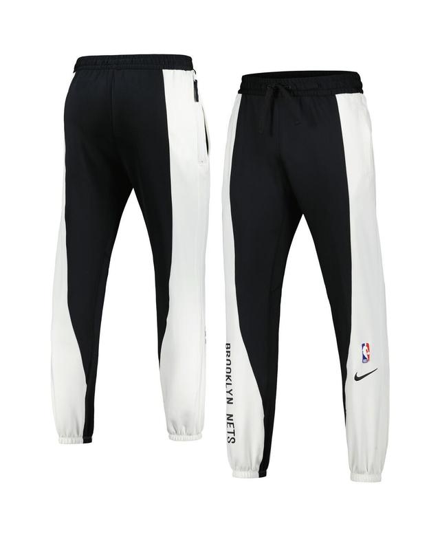 Mens Nike Black Brooklyn Nets 2023/24 Authentic Showtime Pants - Black Product Image