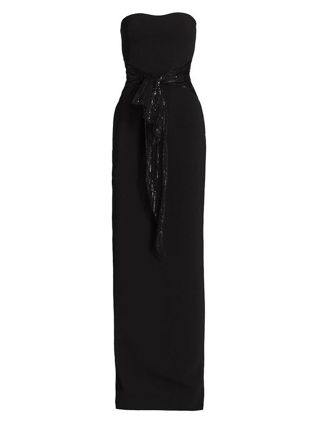 Womens Audrey Strapless Column Gown Product Image