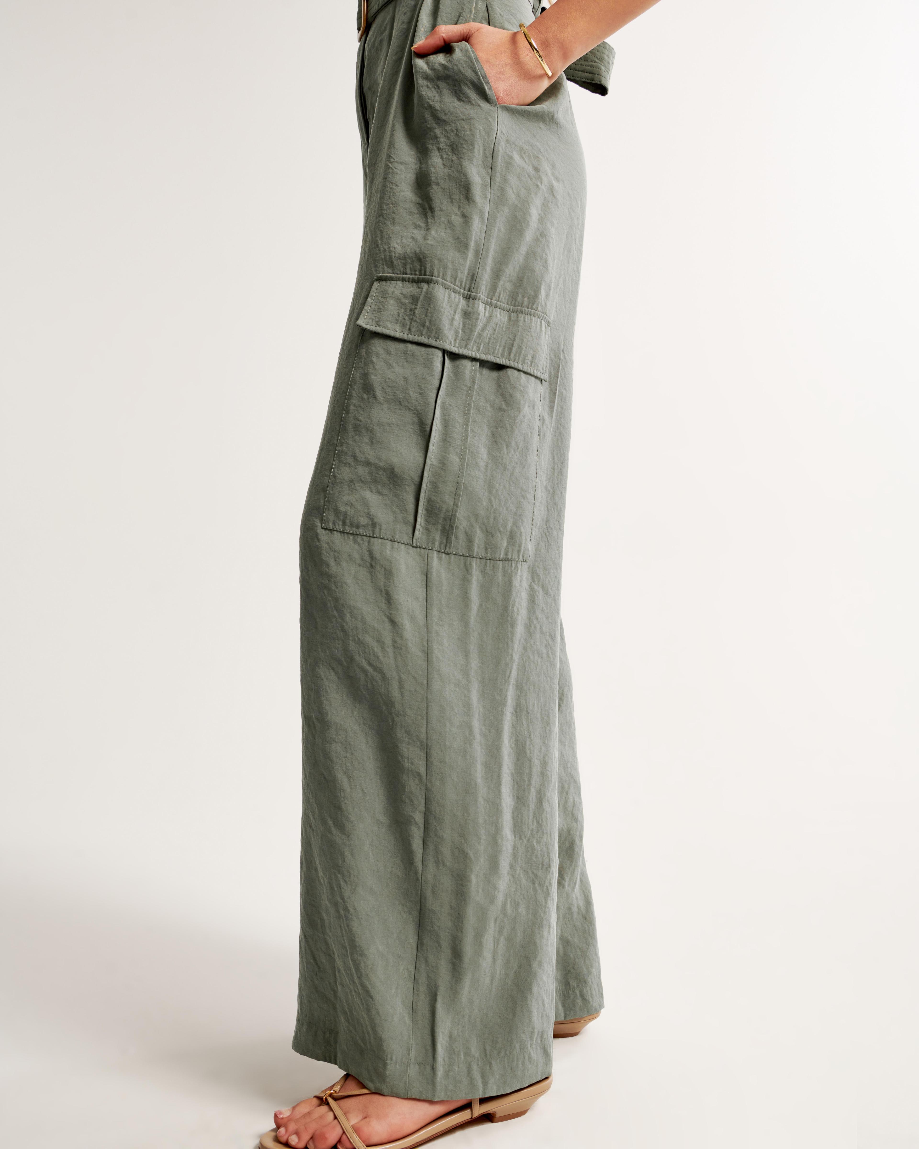 Draped Utility Jumpsuit Product Image