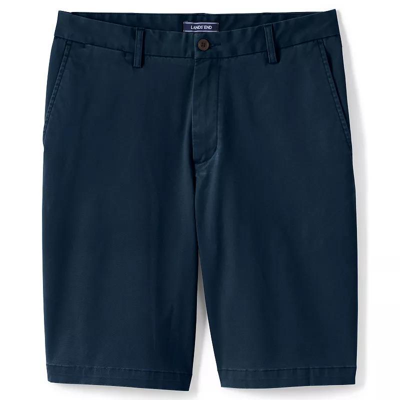 Mens Lands End Traditional-Fit Comfort-First Knockabout 11-inch Chino Shorts Blue Product Image