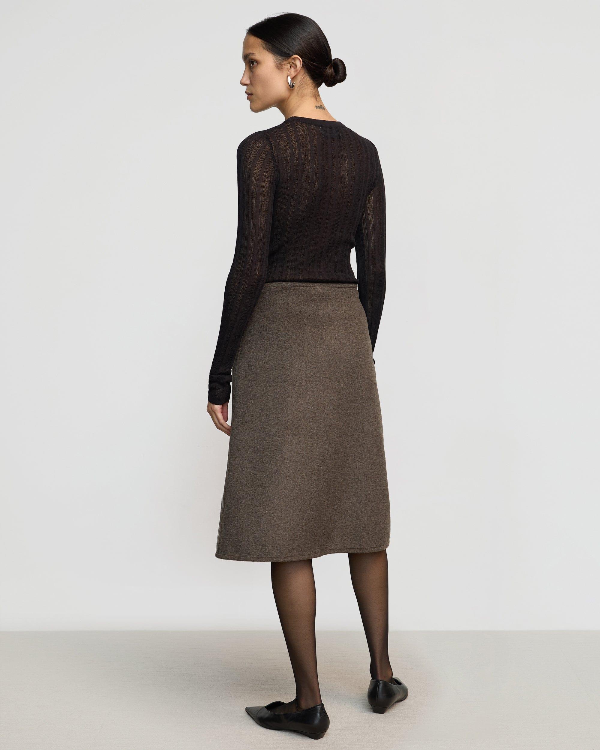 Sadie Asymmetric Wrap Skirt Product Image