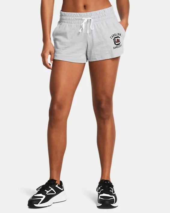 Women's UA Performance Cotton Collegiate Shorts Product Image