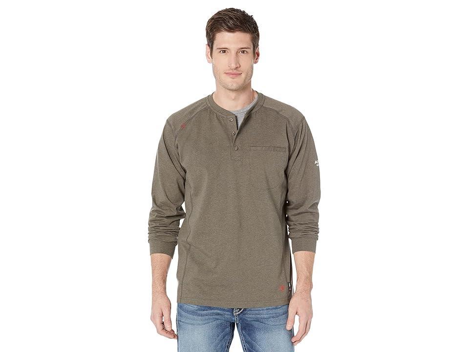 Ariat FR Air Service T-Shirt (Sage Heather) Men's Clothing Product Image