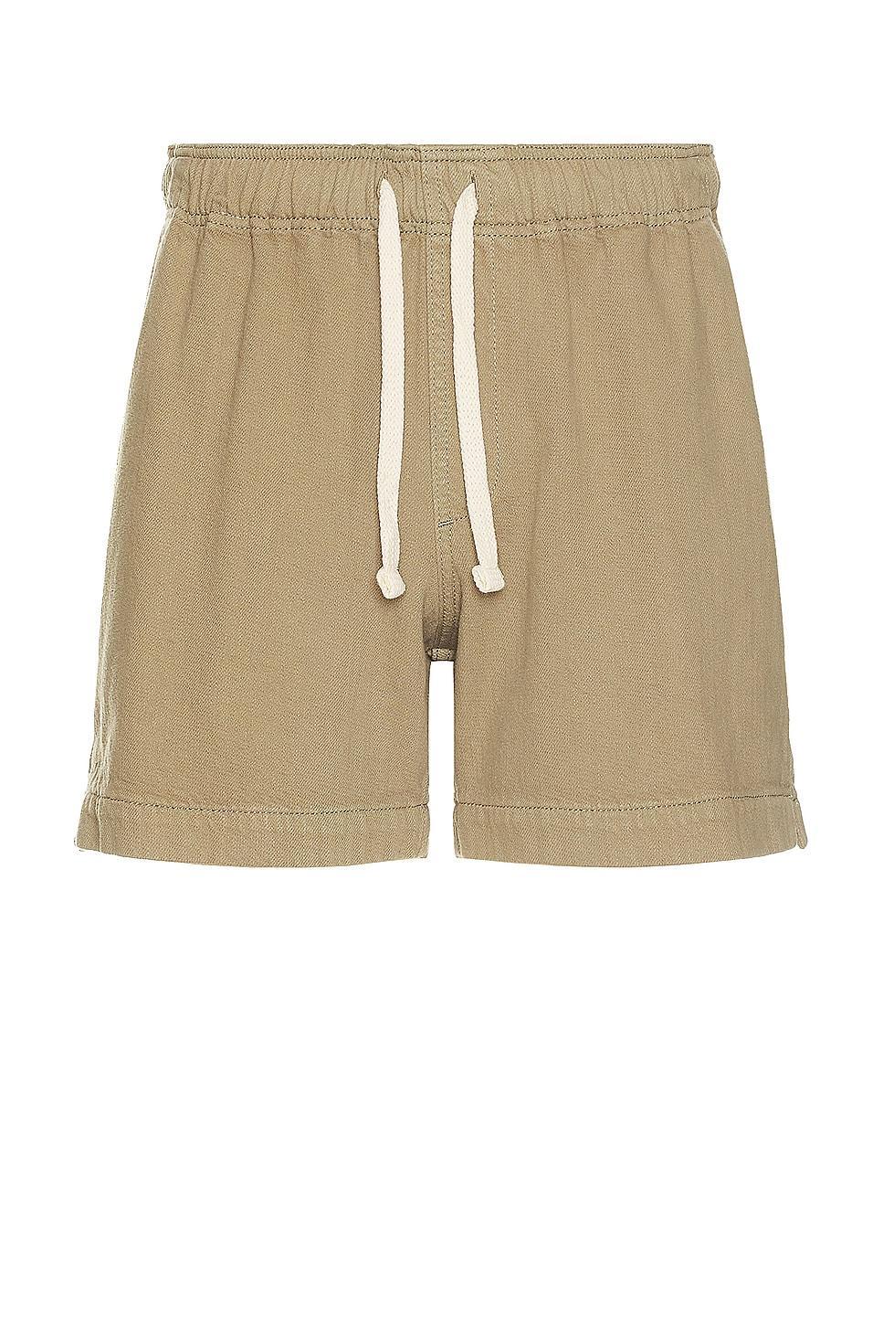 FRAME Elastic Waist Cotton Terry Shorts Product Image