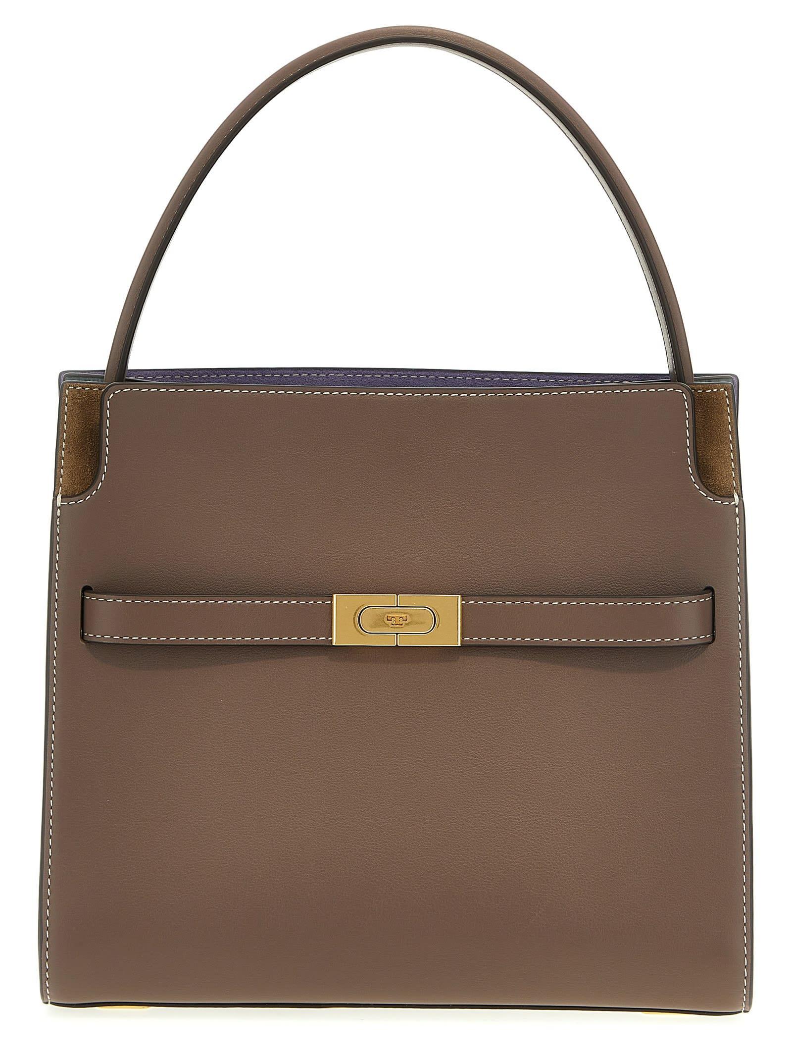 Small Lee Radziwill Handbag In Brown Product Image