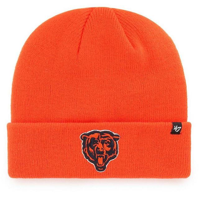 Mens 47 Orange Chicago Bears Secondary Basic Logo Cuffed Knit Hat Product Image