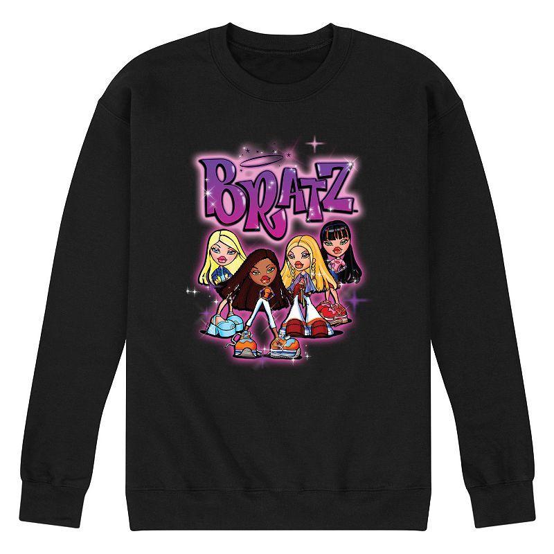 Mens Bratz Doll Group Fleece Sweatshirt Product Image