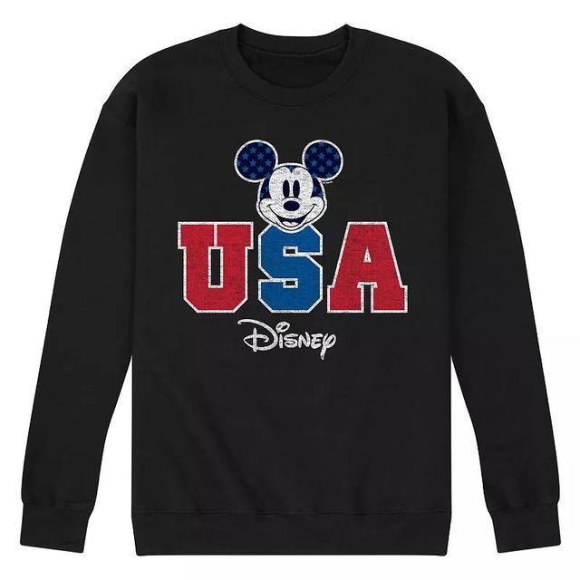 Disneys Mickey Mouse Mens USA Fleece Sweatshirt Product Image