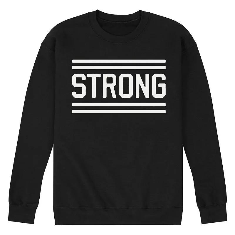 Mens Strong Fleece Sweatshirt Blue Product Image