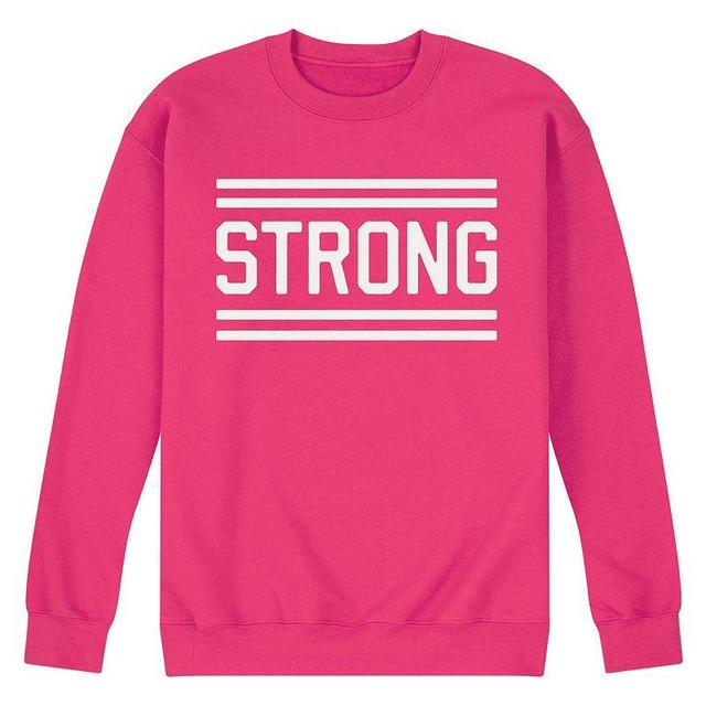 Mens Strong Fleece Sweatshirt Blue Product Image