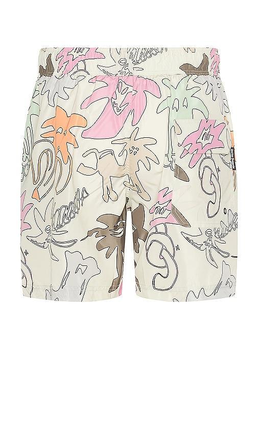 Palm Angels Swimshorts Cream. (also in ). Product Image