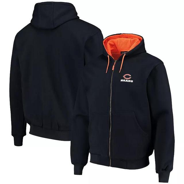 Mens Dunbrooke Navy Chicago Bears Craftsman Thermal-Lined Full-Zip Hoodie Product Image