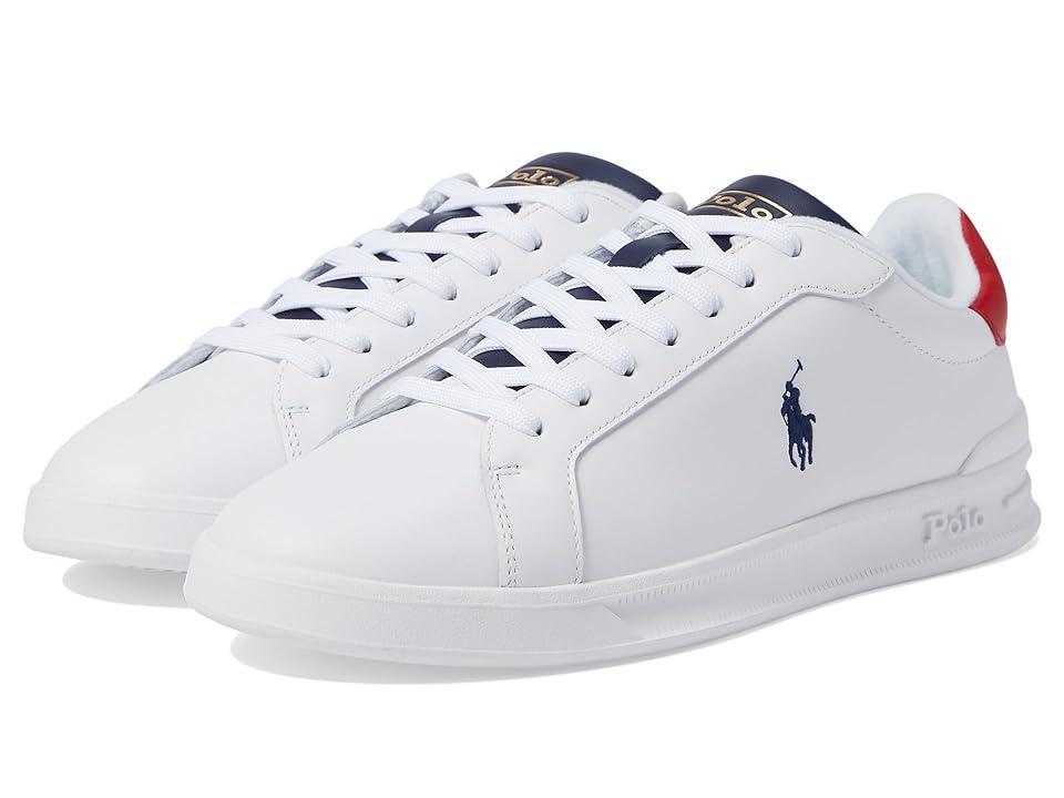 Polo Ralph Lauren HRT CT II (White/Red/Blue) Men's Shoes Product Image