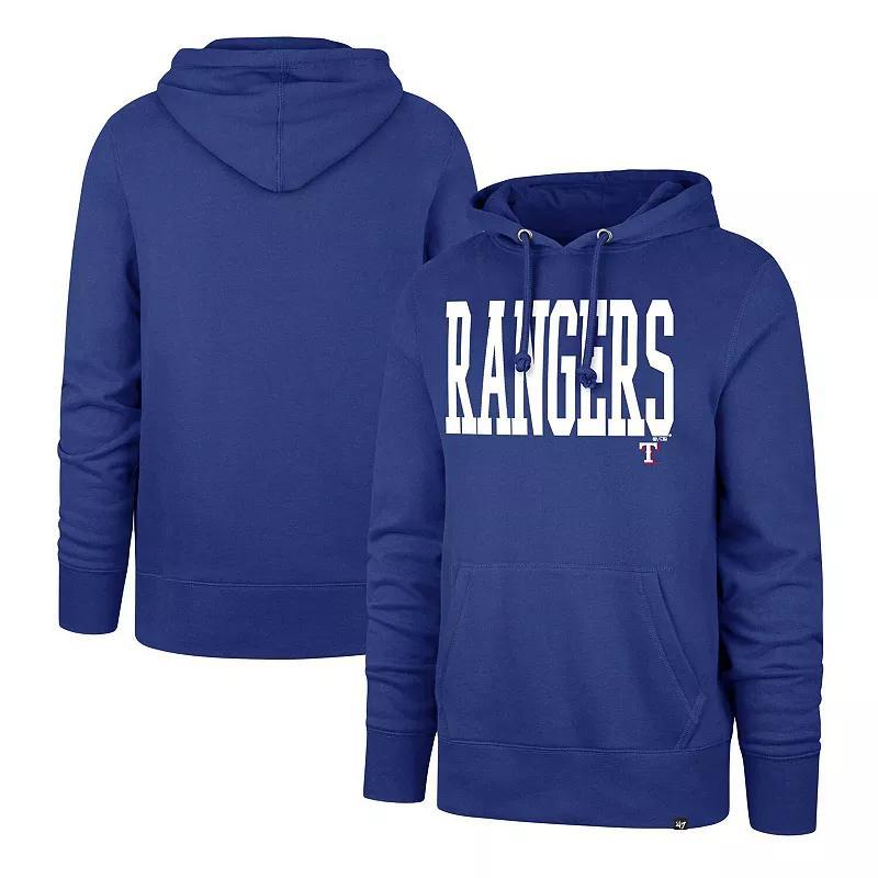 Mens 47 Royal Texas Rangers Dime Headline Pullover Hoodie Product Image