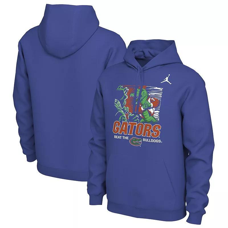 Mens Nike Royal Florida Gators FL/GA Rivalry Pullover Hoodie Product Image