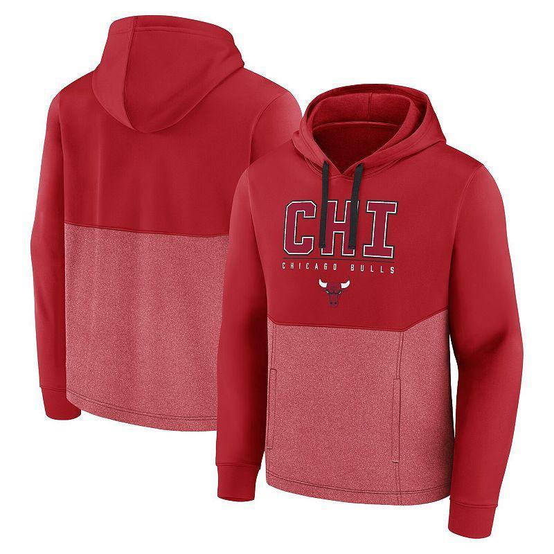 Mens Fanatics Branded Chicago Bulls Successful Tri-Blend Pullover Hoodie Product Image