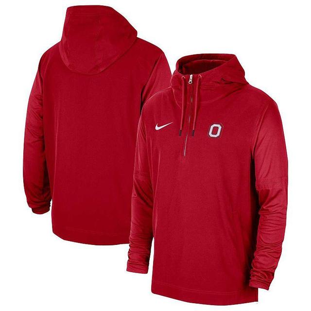 Mens Nike Georgia Bulldogs 2023 Sideline Player Quarter-Zip Hoodie Jacket Product Image