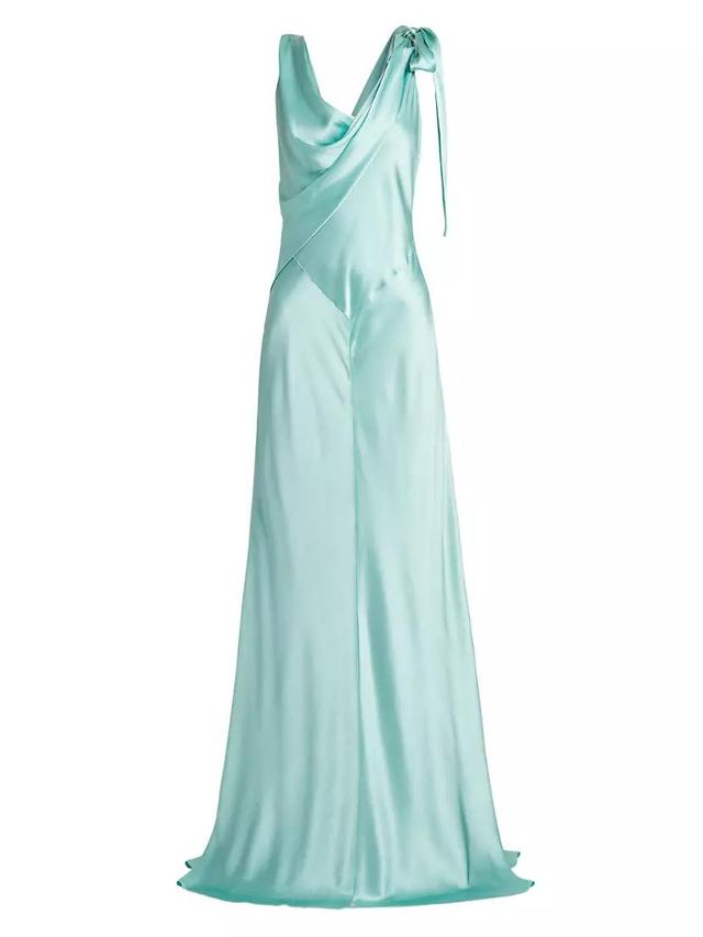 Bias-Cut Satin Gown Product Image