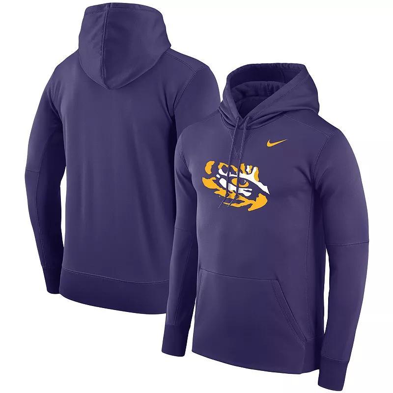 Mens Nike LSU Tigers Performance Pullover Hoodie Product Image