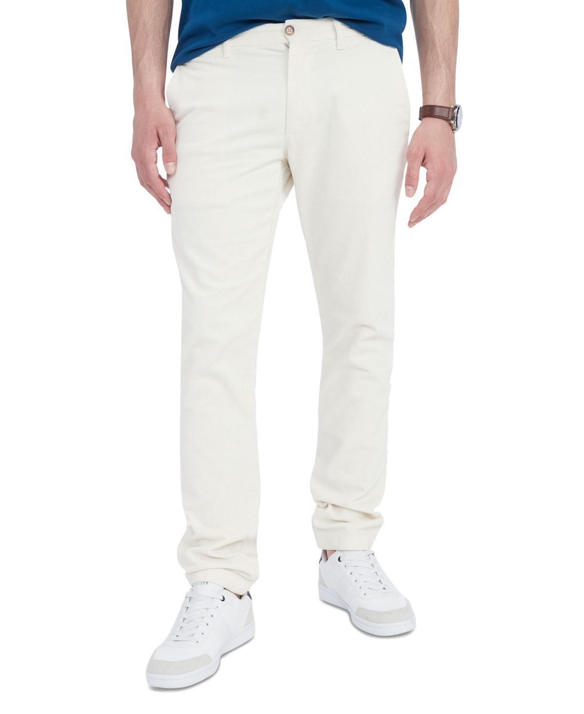 Tommy Hilfiger Mens Denton Slim Straight-Fit Corduroy Chino Pants Product Image