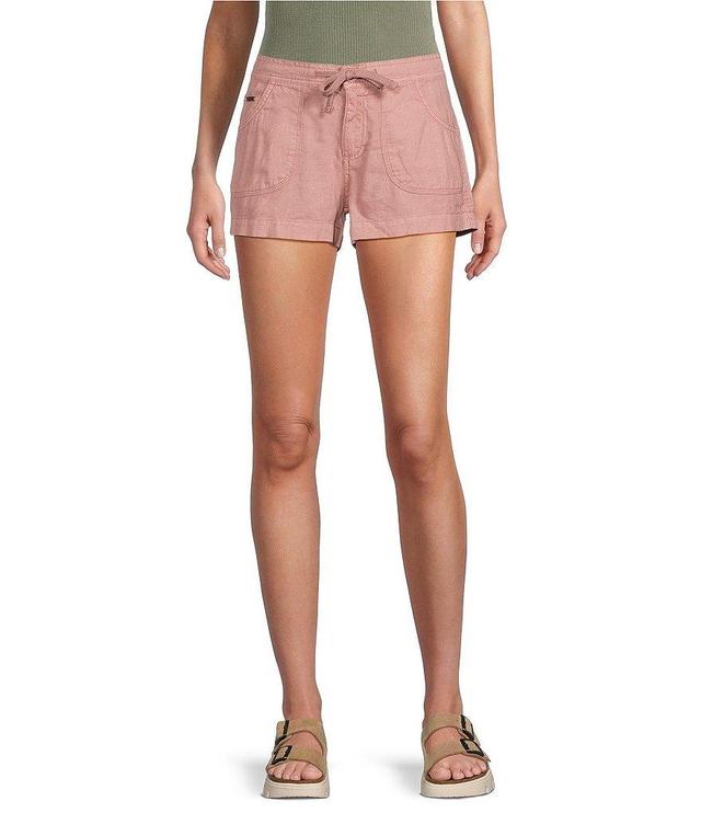 BDG Urban Outfitters Mid Rise 5 Pocket Linen Shorts Product Image