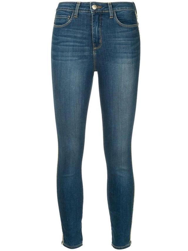 Marcelle Cropped Low-rise Skinny Jeans In Light Vintage Product Image