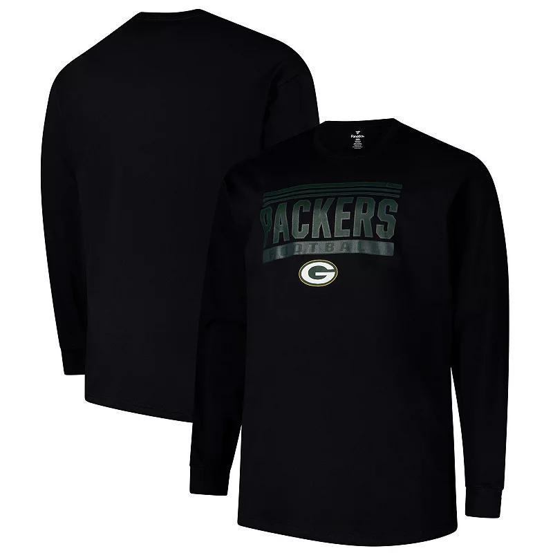 Mens Profile Green Bay Packers Big & Tall Pop Long Sleeve T-Shirt Product Image