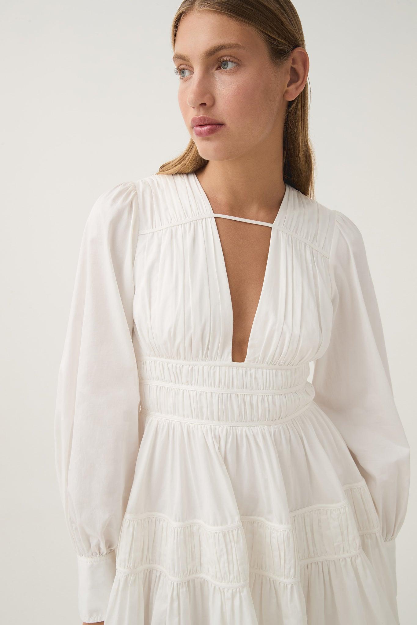 Fallingwater Ruched Mini Dress Product Image