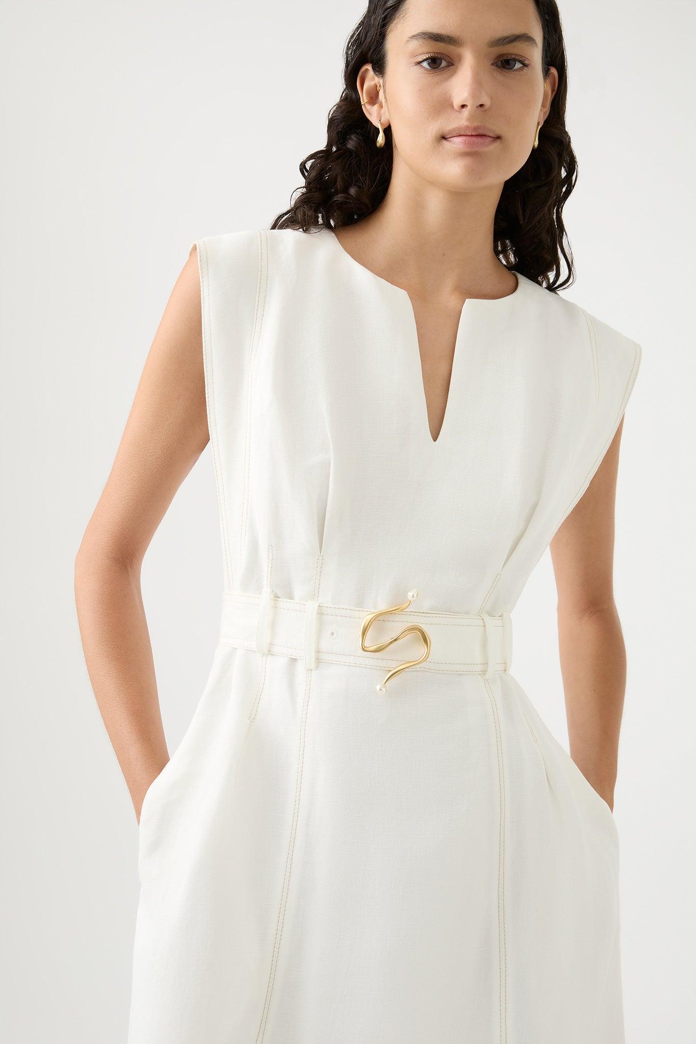 Beacon Structured Midi Dress Product Image