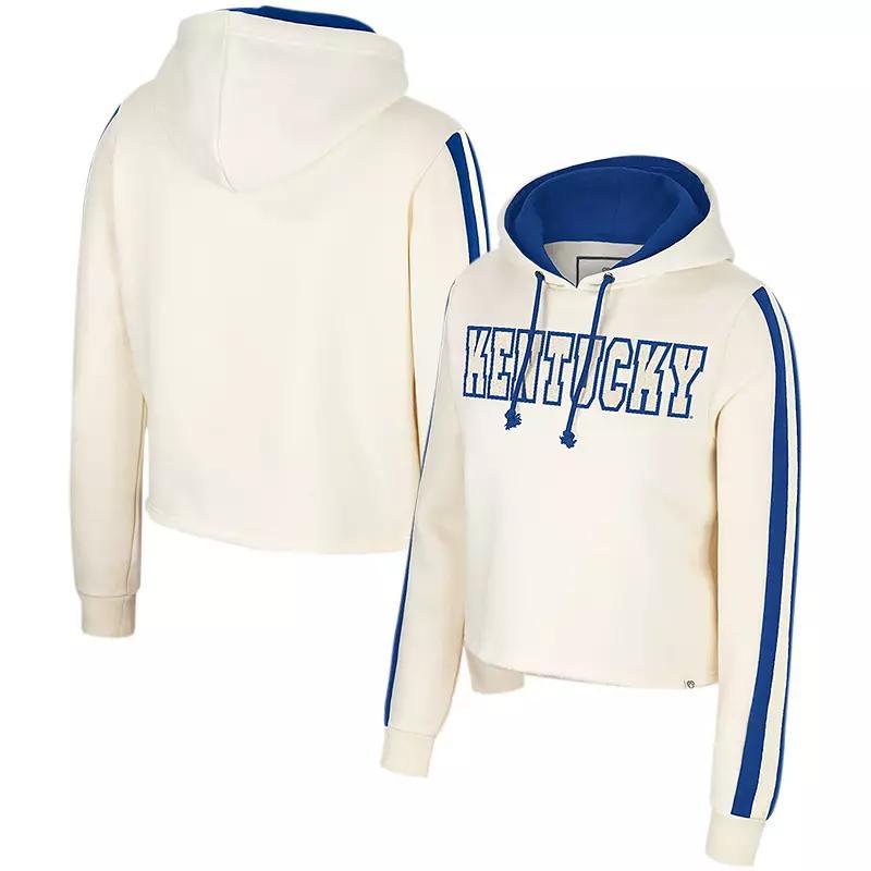 Womens Colosseum Cream Kentucky Wildcats Perfect Date Cropped Pullover Hoodie product image