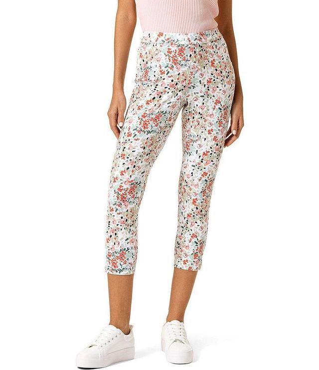 HUE Spring Bloom Denim Capri Product Image