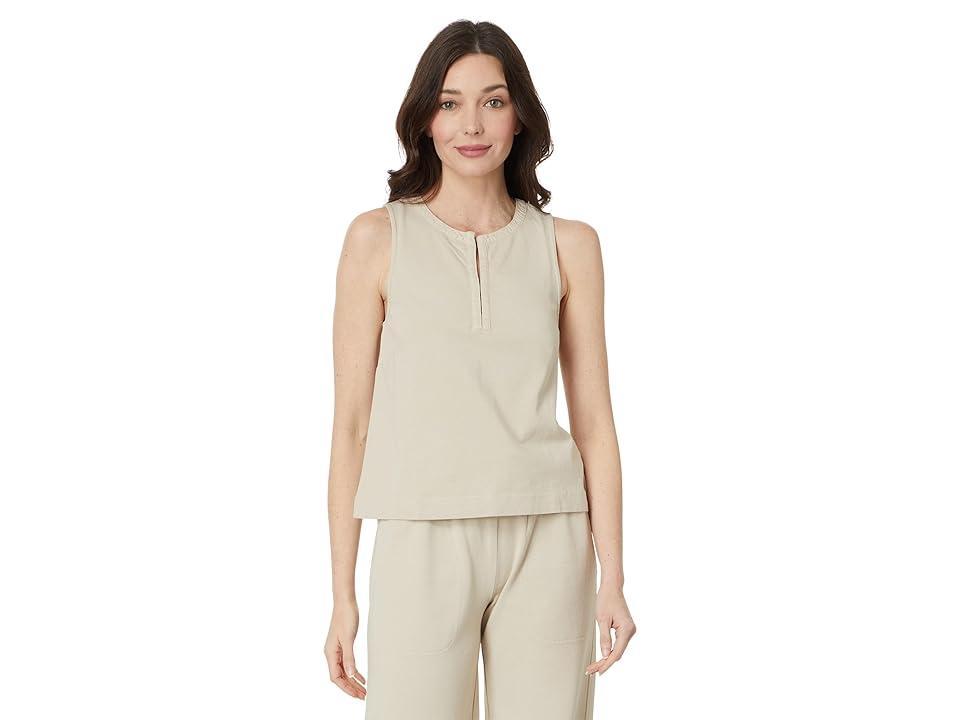 Lilla P Hook and Eye Top (Pebble) Women's Clothing Product Image