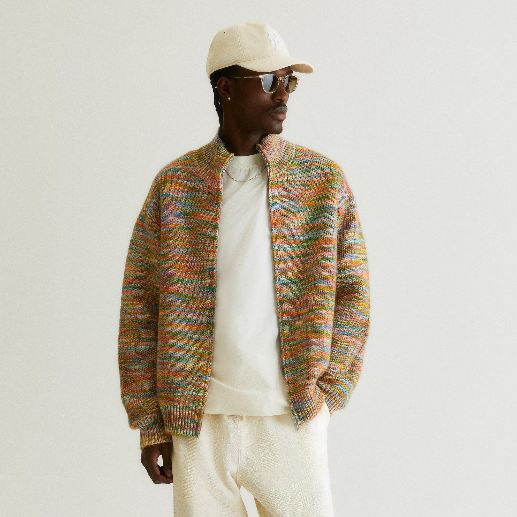 Kith Space Dye Wyona Full Zip Sweater - Multi Male Product Image