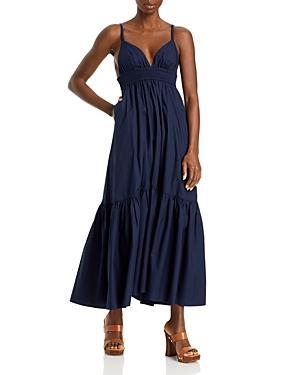 Womens Rhodes V-Neck Tiered Maxi Dress Product Image