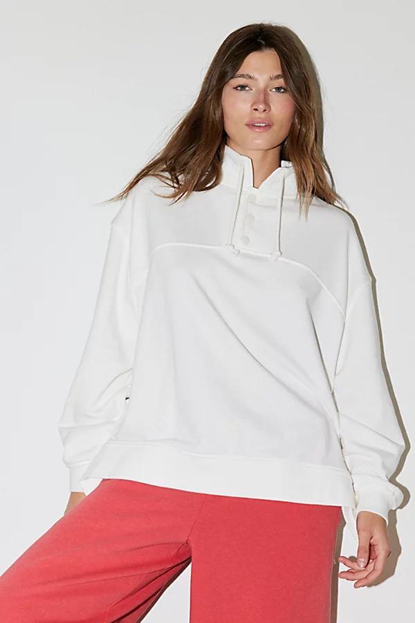 Out From Under Belmar Henley Popover Sweatshirt Womens at Urban Outfitters Product Image