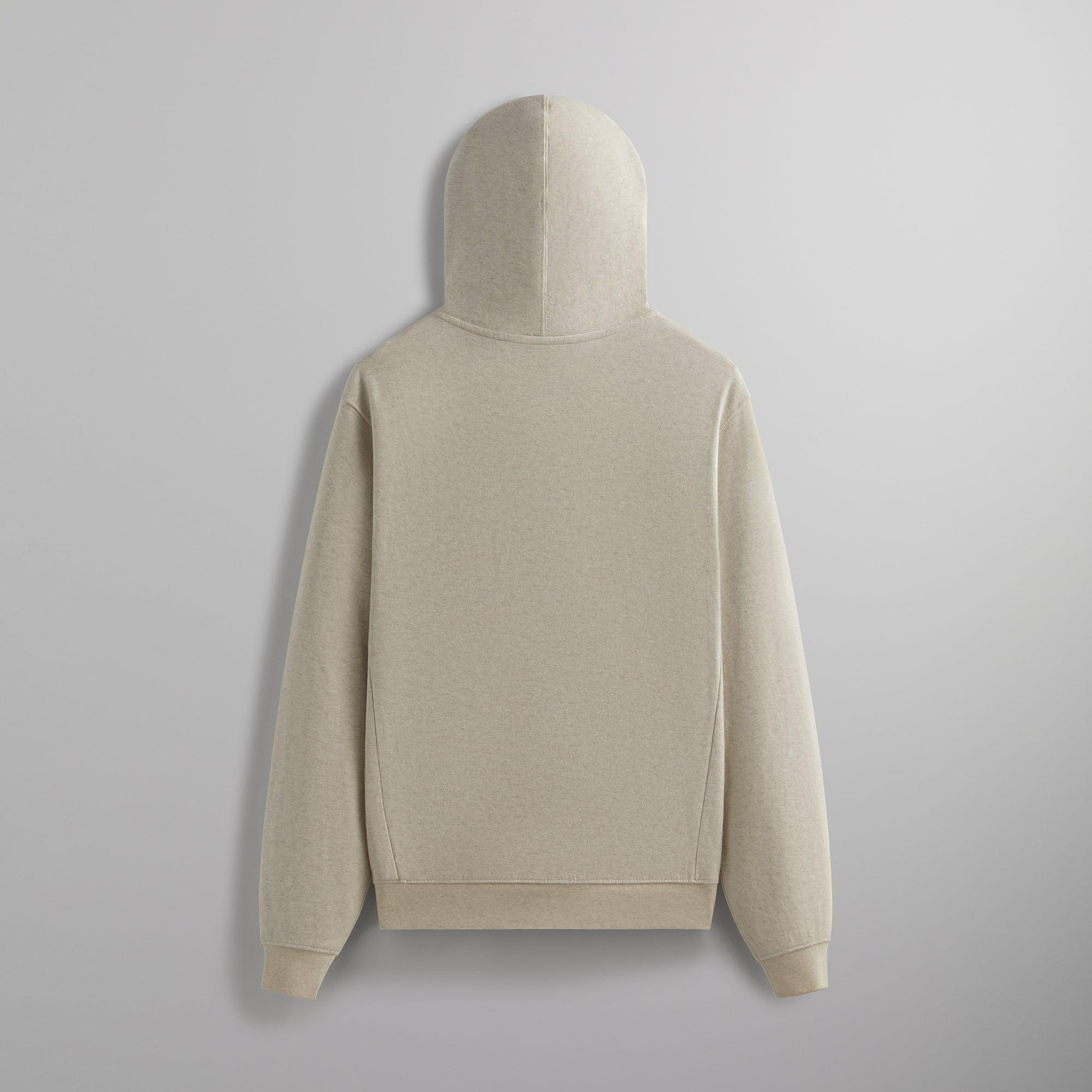 Kith Double Face Williams V Full Zip Hoodie - Sandy Heather Male Product Image