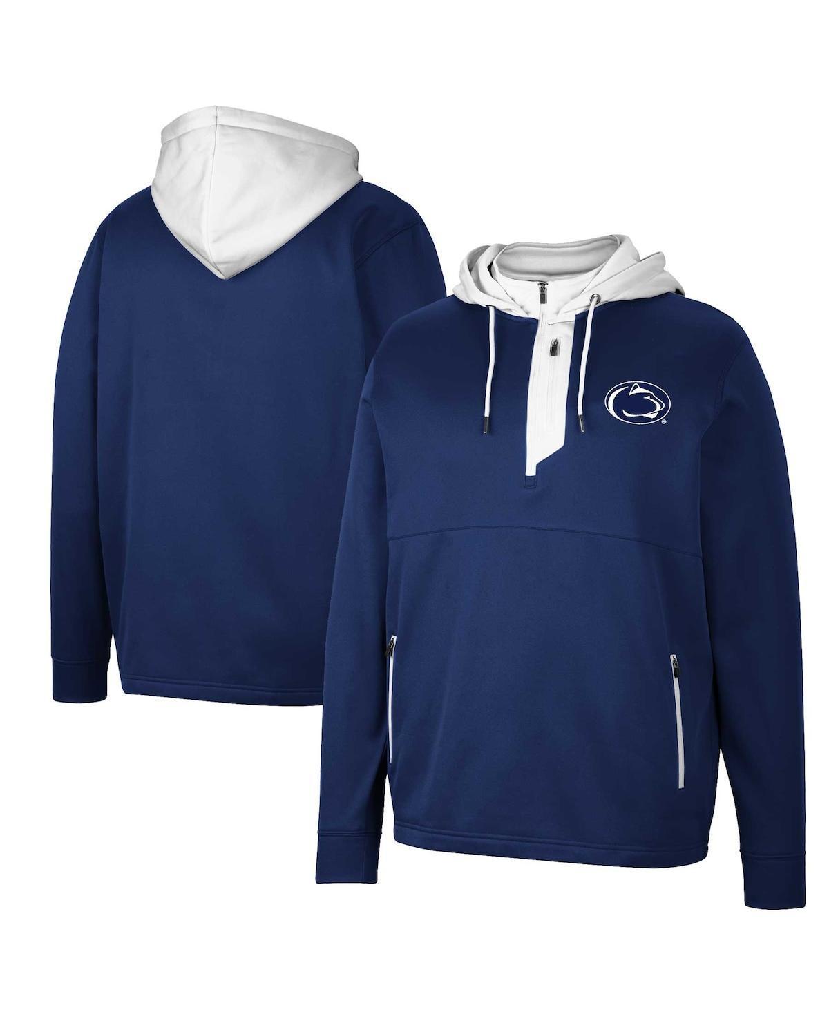 Mens Colosseum Crimson Oklahoma Sooners Luge 3.0 Quarter-Zip Hoodie Product Image