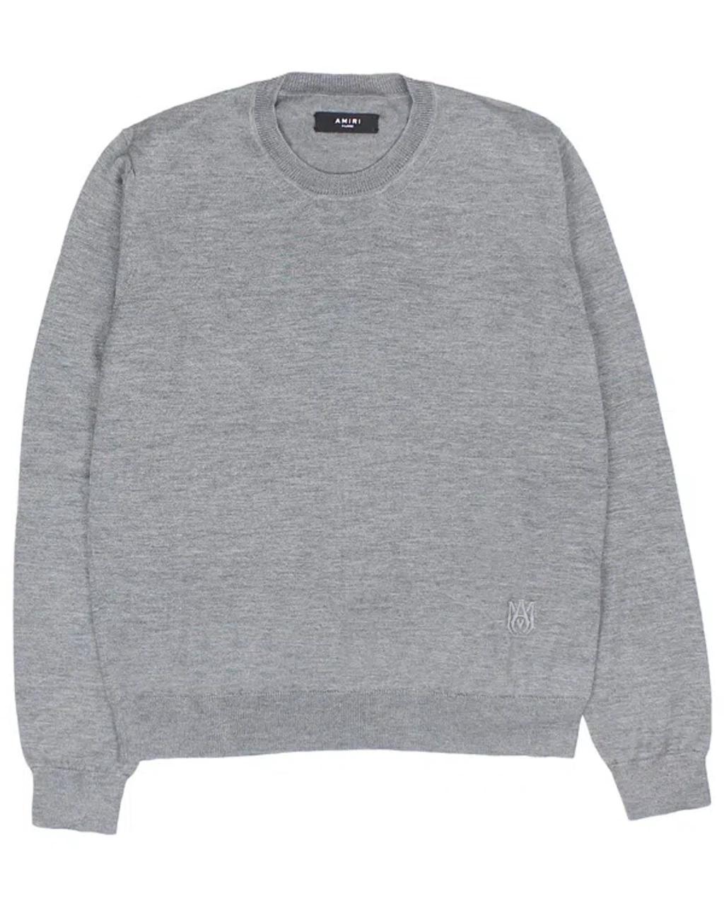 Ma Logo-embroidered Sweatshirt In Grey Product Image