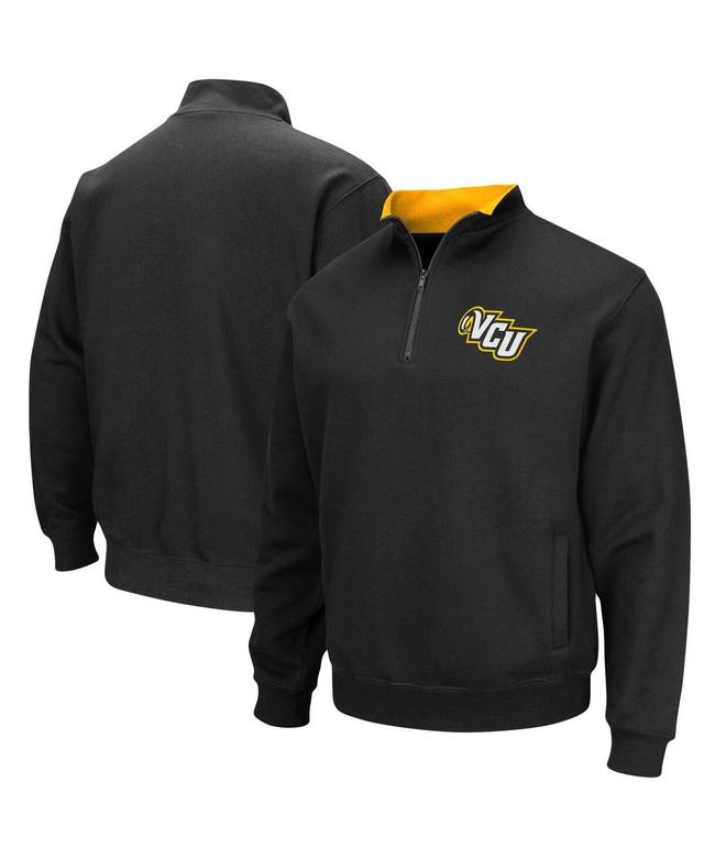 Mens Colosseum Black Vcu Rams Tortugas Logo Quarter-Zip Jacket Product Image