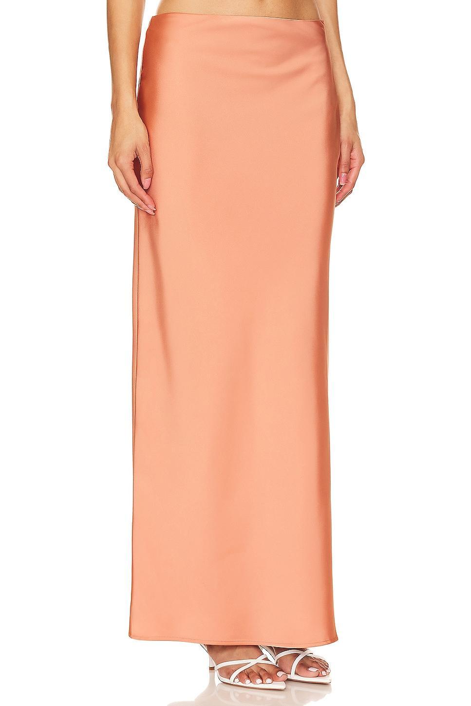 Lovers and Friends Miranda Maxi Skirt in Apricot Orange Product Image