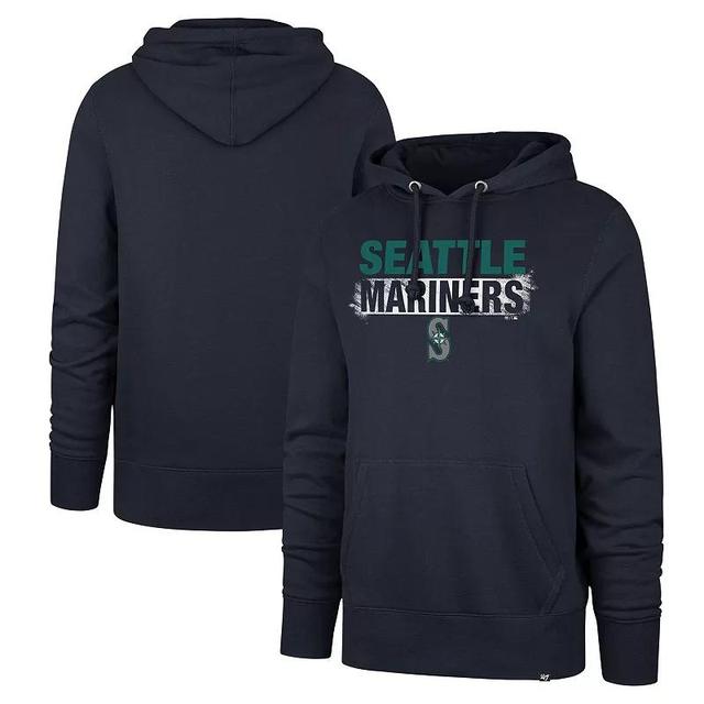 Mens 47 Seattle Mariners Base Slide Headline Pullover Hoodie Blue Product Image